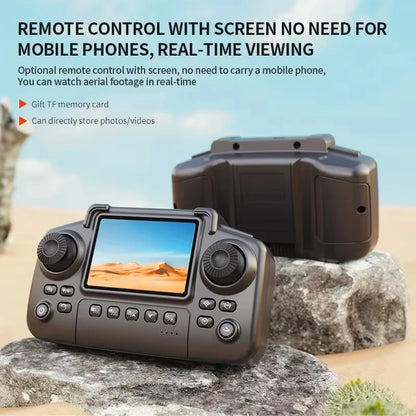 E88PRO Drone 8K 5G HD Dual Camera Aerial Photography Remote control screen display Control Aircraft Quadcopter