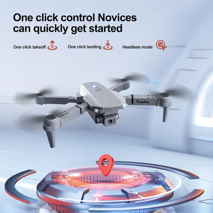 E88PRO Drone 8K 5G HD Dual Camera Aerial Photography Remote control screen display Control Aircraft Quadcopter