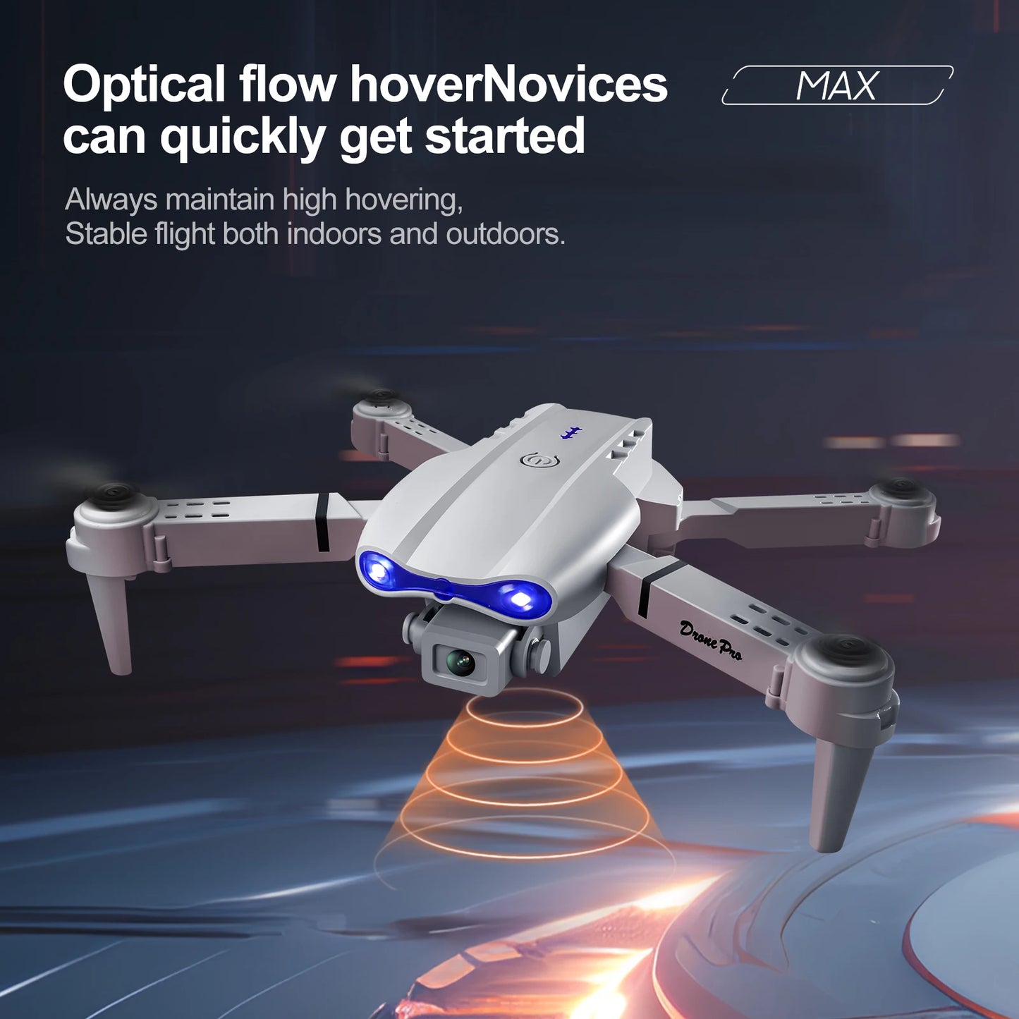 E88PRO Drone 8K 5G HD Dual Camera Aerial Photography Remote control screen display Control Aircraft Quadcopter