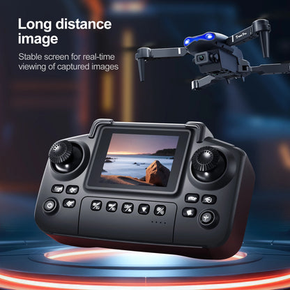 E88PRO Drone 8K 5G HD Dual Camera Aerial Photography Remote control screen display Control Aircraft Quadcopter