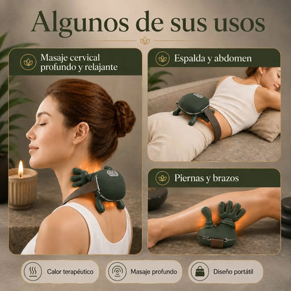 MassagePro - Masajeador inteligente para Cuello, Espalda, Hombros y Piernas - VillaNiza Store